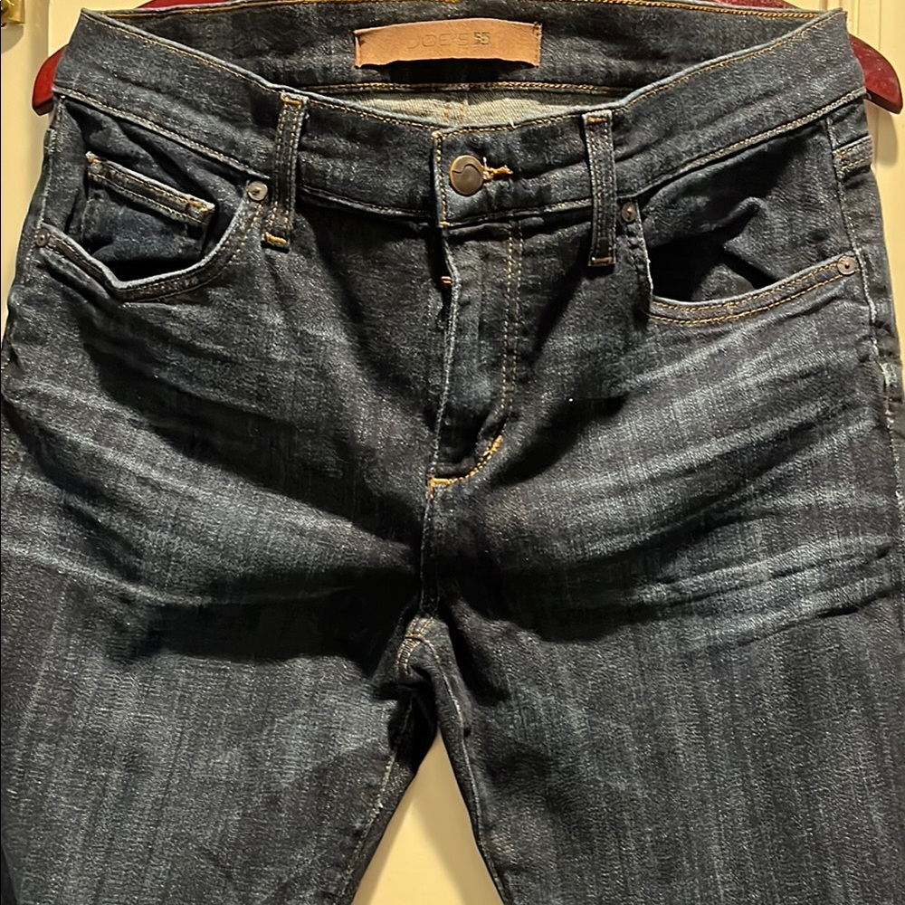 Slim Blue Jeans with Vintage Look and Fading